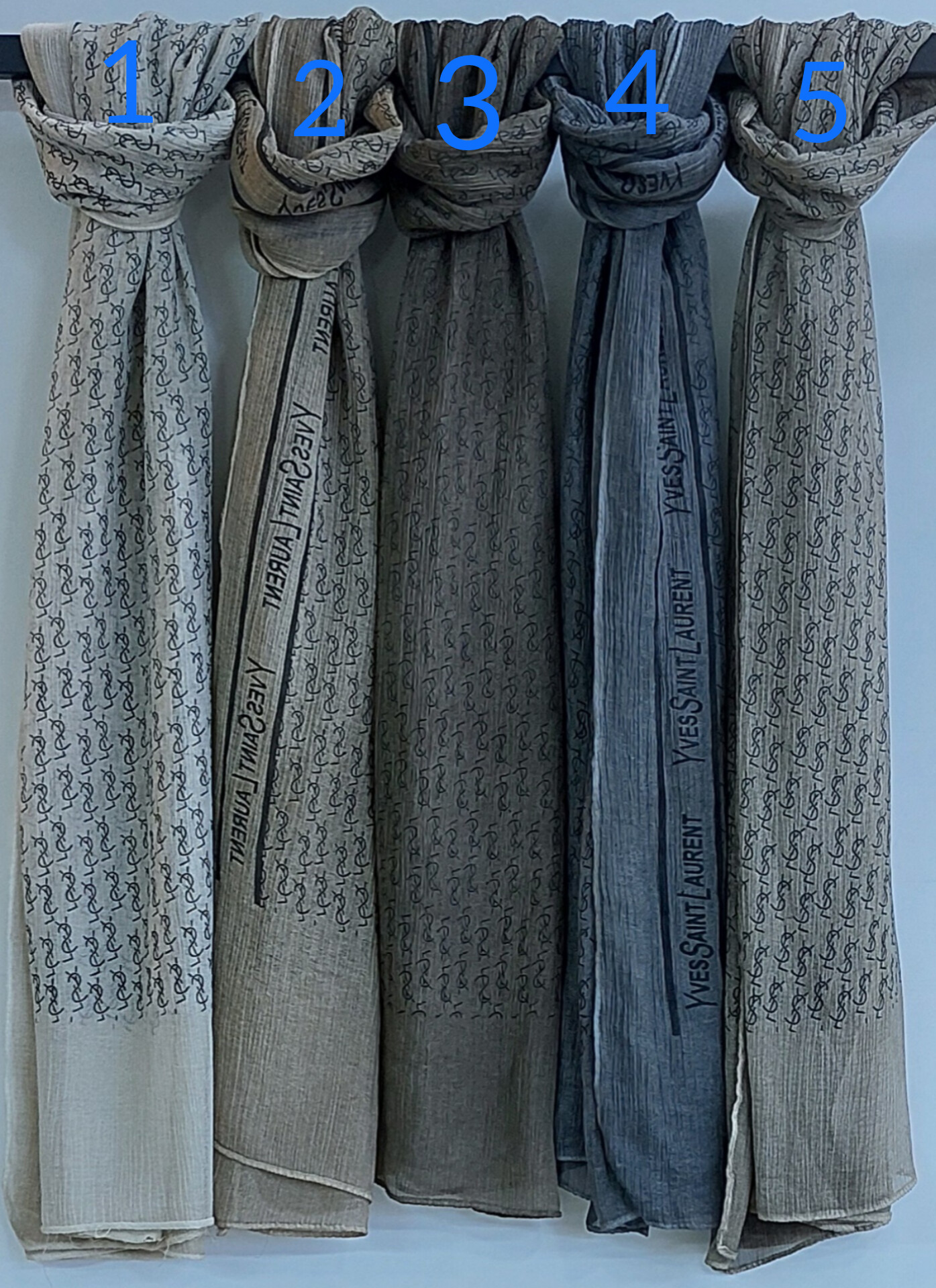 شال حریر برند(YSL)